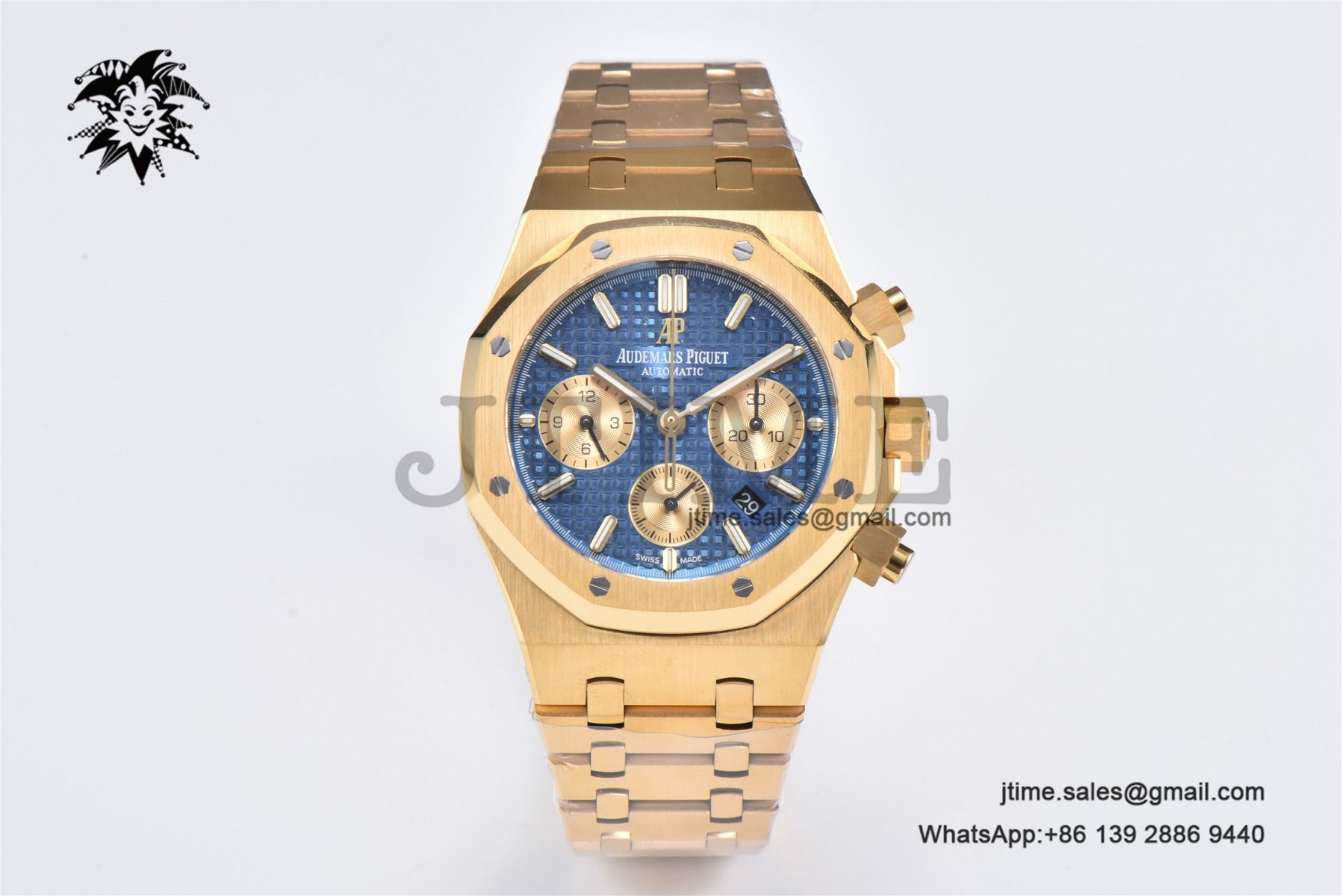 Royal Oak Chrono 26331 YG IPF 1:1 Best Edition Blue/YG Dial on YG Bracelet A7750 - Image 2