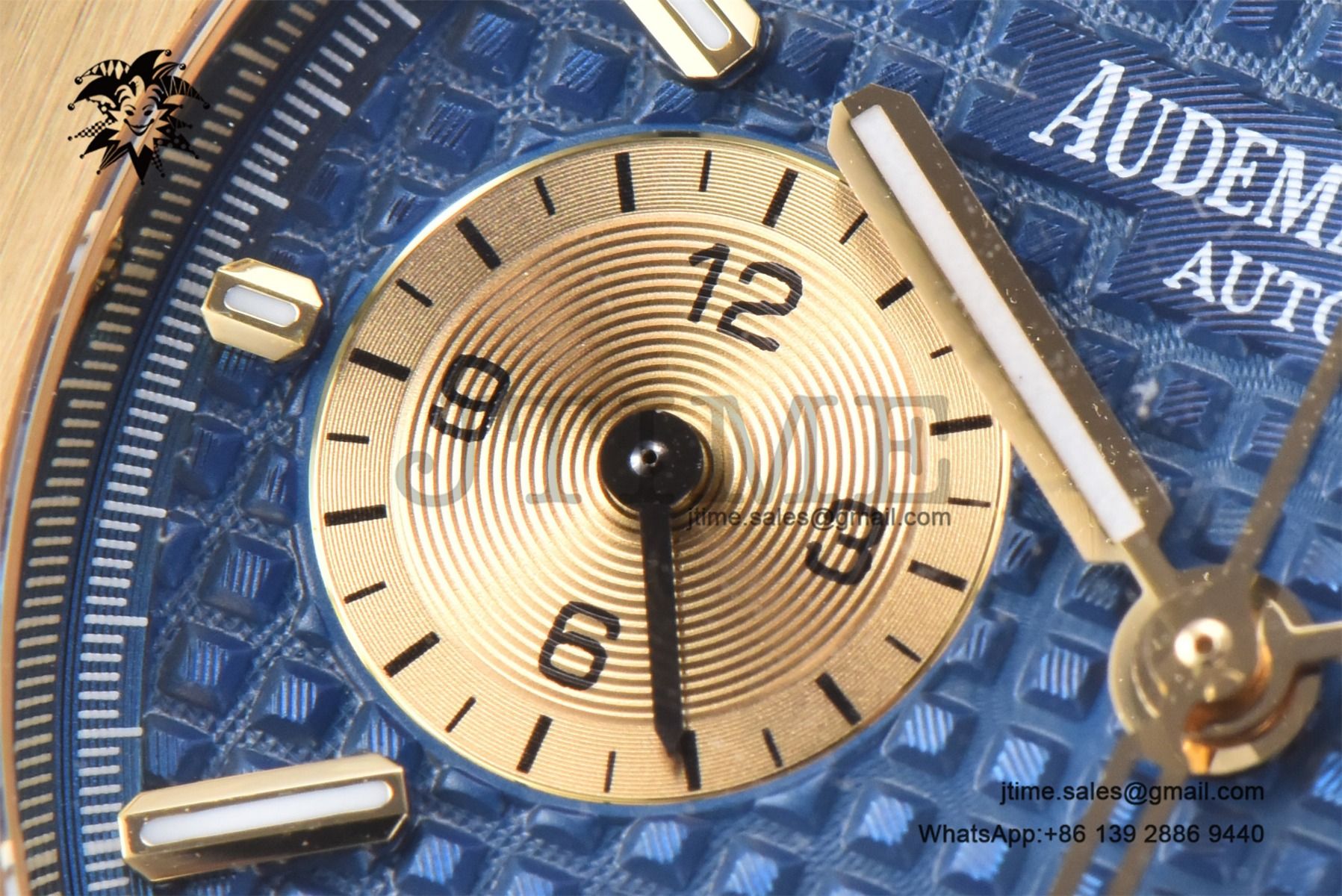 Royal Oak Chrono 26331 YG IPF 1:1 Best Edition Blue/YG Dial on YG Bracelet A7750 - Image 10