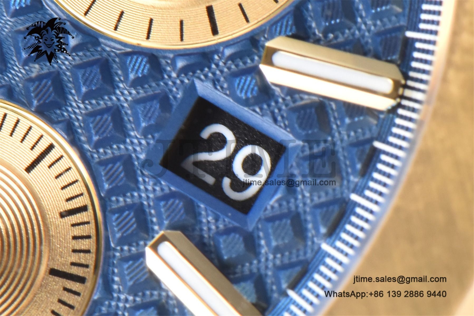 Royal Oak Chrono 26331 YG IPF 1:1 Best Edition Blue/YG Dial on YG Bracelet A7750 - Image 11