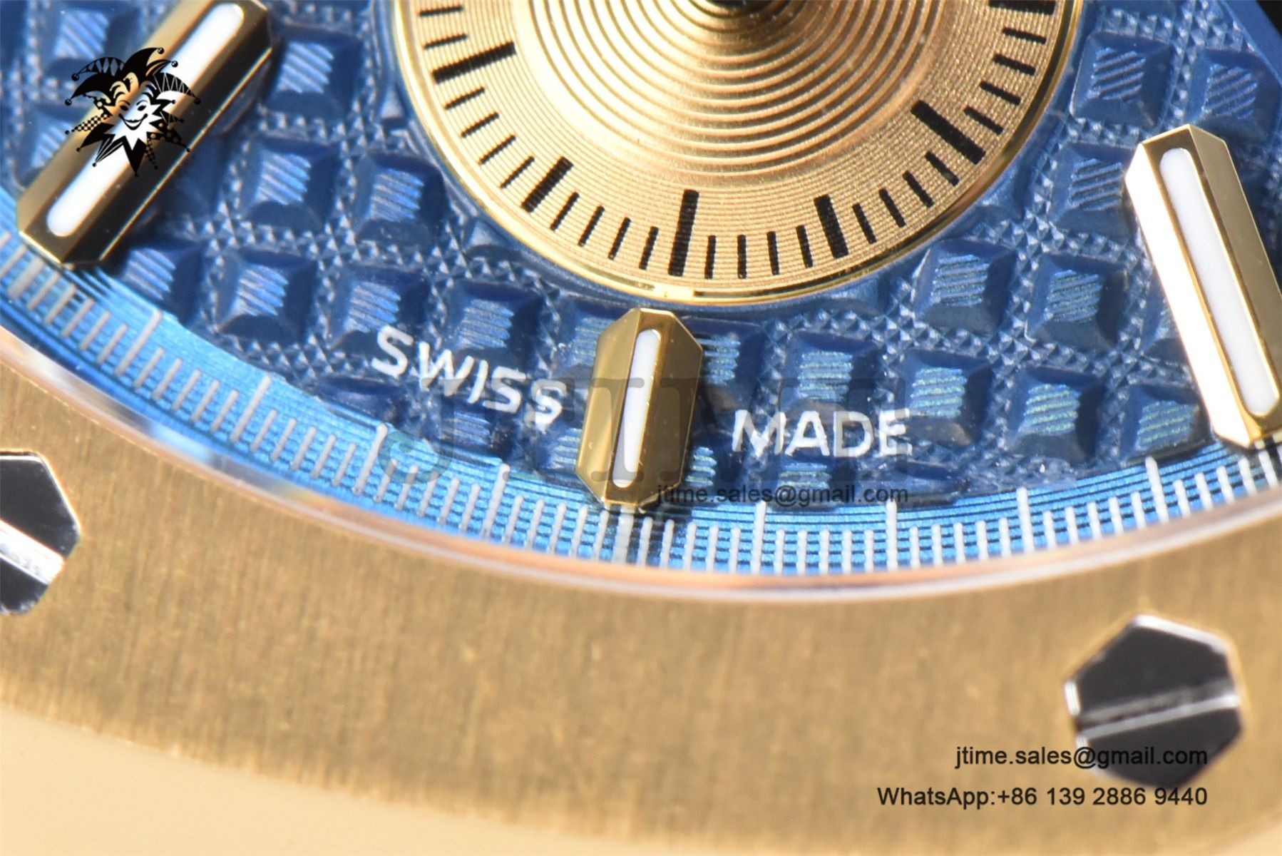 Royal Oak Chrono 26331 YG IPF 1:1 Best Edition Blue/YG Dial on YG Bracelet A7750 - Image 12