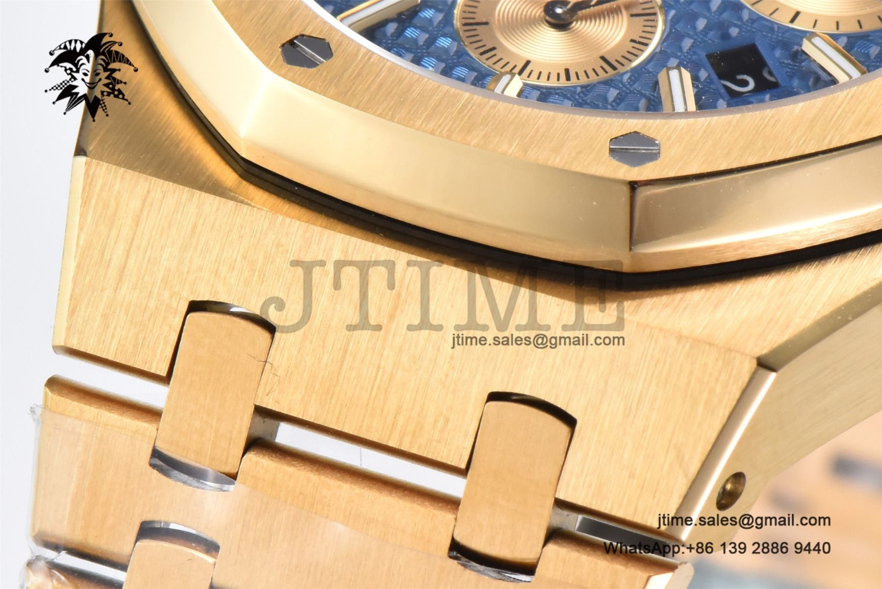 Royal Oak Chrono 26331 YG IPF 1:1 Best Edition Blue/YG Dial on YG Bracelet A7750 - Image 13