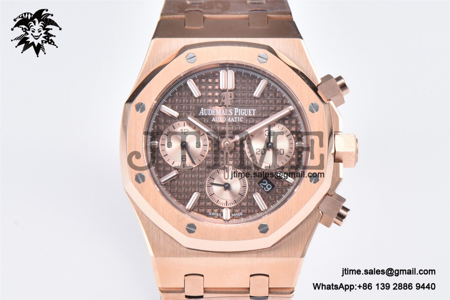 Royal Oak Chrono 26331 RG IPF 1:1 Best Edition Brown/RG Dial on RG Bracelet A7750 - Image 4