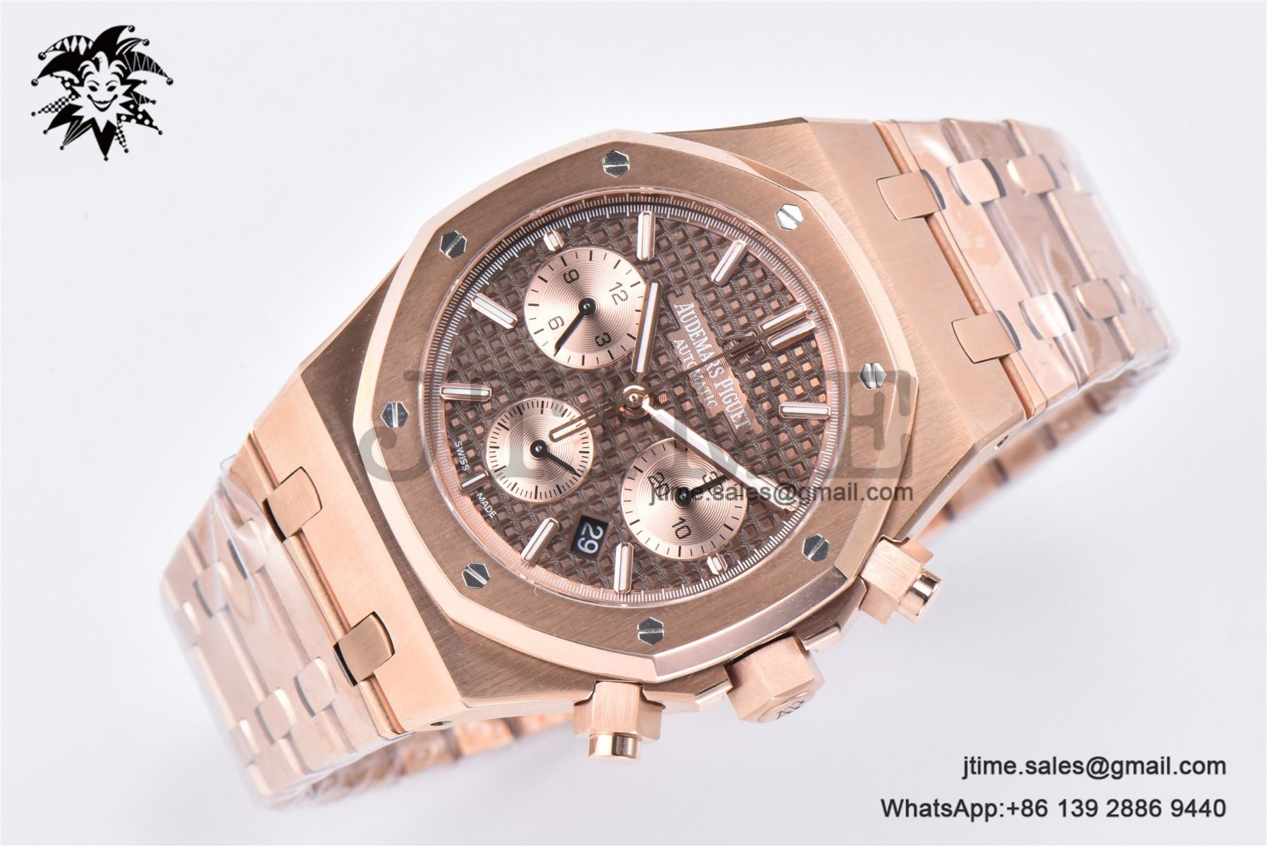 Royal Oak Chrono 26331 RG IPF 1:1 Best Edition Brown/RG Dial on RG Bracelet A7750 - Image 2