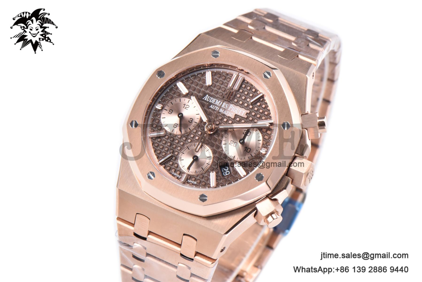 Royal Oak Chrono 26331 RG IPF 1:1 Best Edition Brown/RG Dial on RG Bracelet A7750
