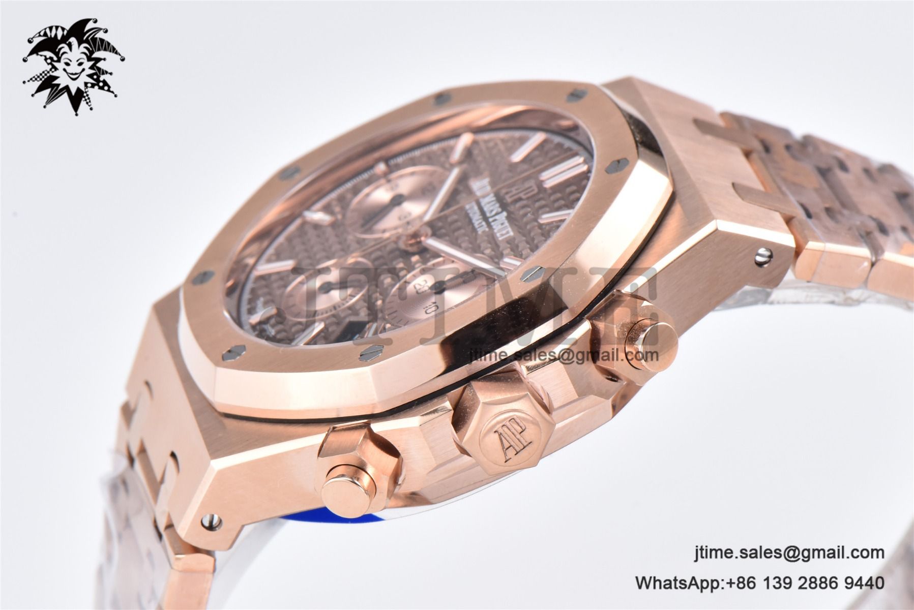 Royal Oak Chrono 26331 RG IPF 1:1 Best Edition Brown/RG Dial on RG Bracelet A7750 - Image 9