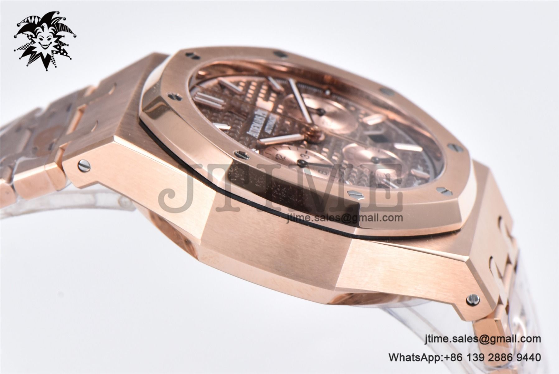 Royal Oak Chrono 26331 RG IPF 1:1 Best Edition Brown/RG Dial on RG Bracelet A7750 - Image 7