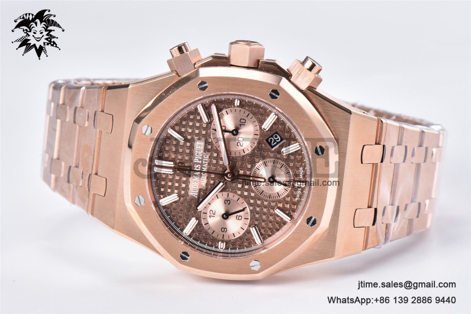 Royal Oak Chrono 26331 RG IPF 1:1 Best Edition Brown/RG Dial on RG Bracelet A7750 - Image 6