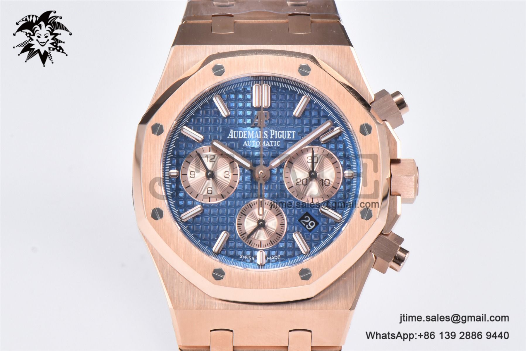Royal Oak Chrono 26331 RG IPF 1:1 Best Edition Blue/RG Dial on RG Bracelet A7750 - Image 3