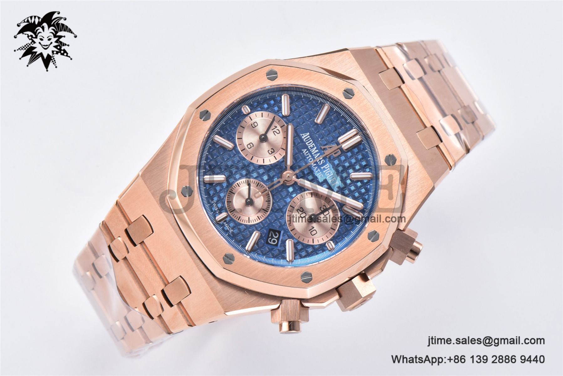 Royal Oak Chrono 26331 RG IPF 1:1 Best Edition Blue/RG Dial on RG Bracelet A7750 - Image 2