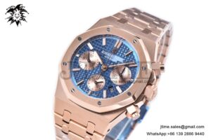 Royal Oak Chrono 26331 RG IPF 1:1 Best Edition Blue/RG Dial on RG Bracelet A7750