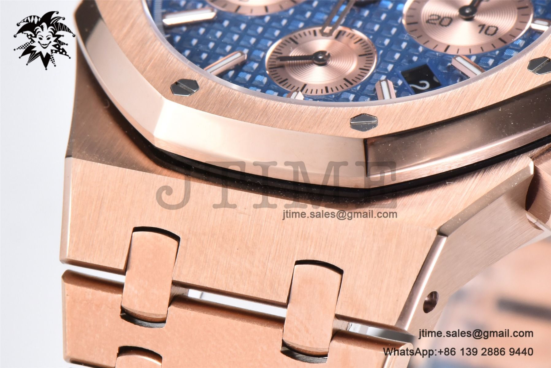 Royal Oak Chrono 26331 RG IPF 1:1 Best Edition Blue/RG Dial on RG Bracelet A7750 - Image 12