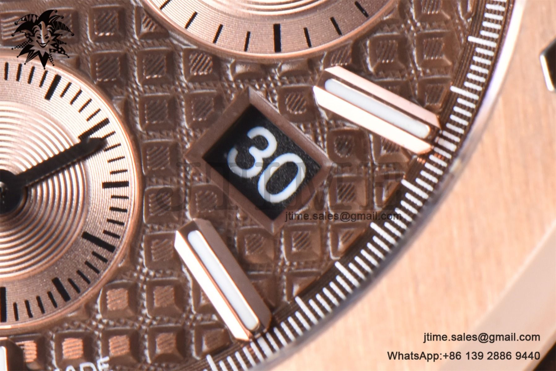 Royal Oak Chrono 26331 RG IPF 1:1 Best Edition Brown/RG Dial on Brown Leather Strap A7750 - Image 12