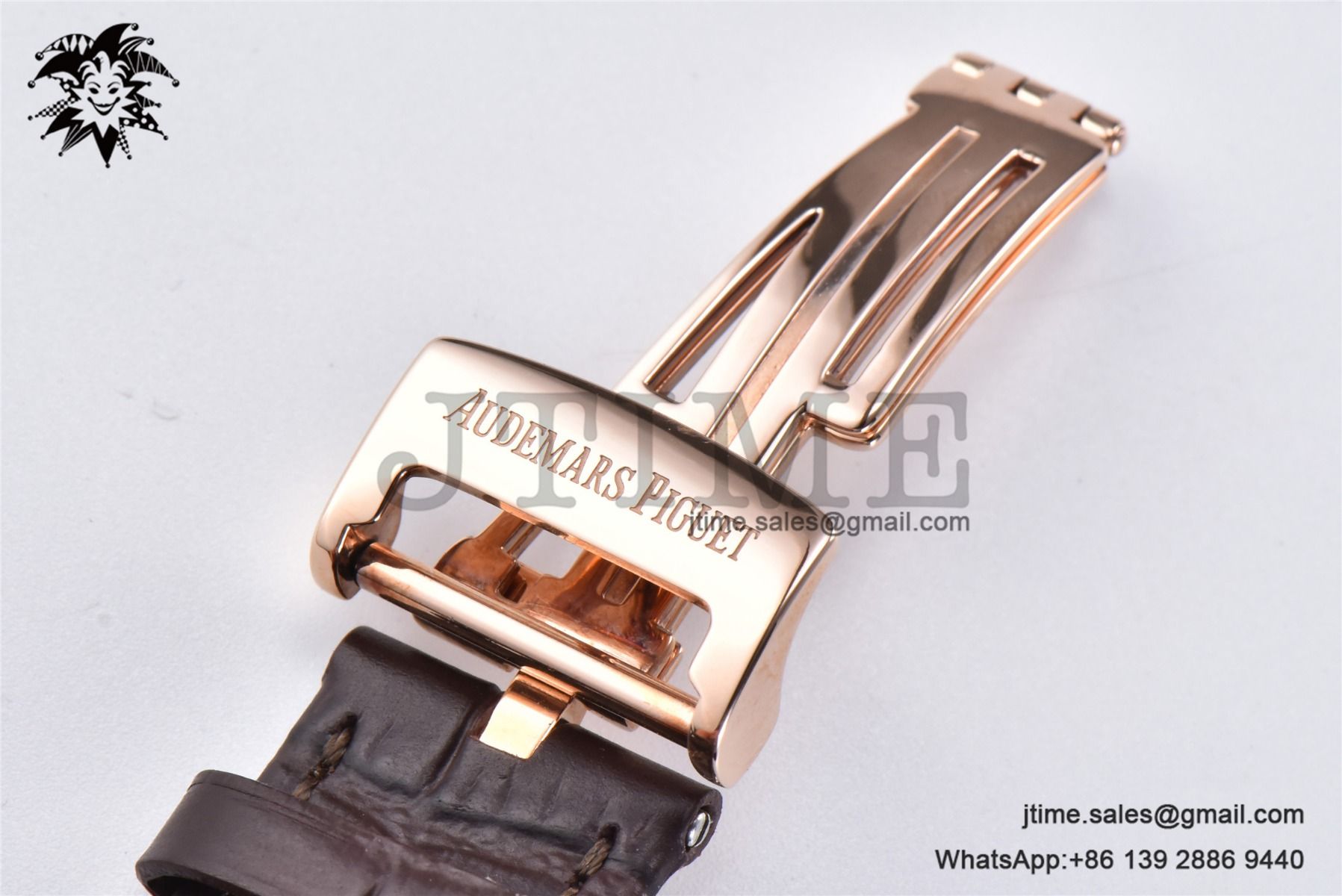 Royal Oak Chrono 26331 RG IPF 1:1 Best Edition Brown/RG Dial on Brown Leather Strap A7750 - Image 15