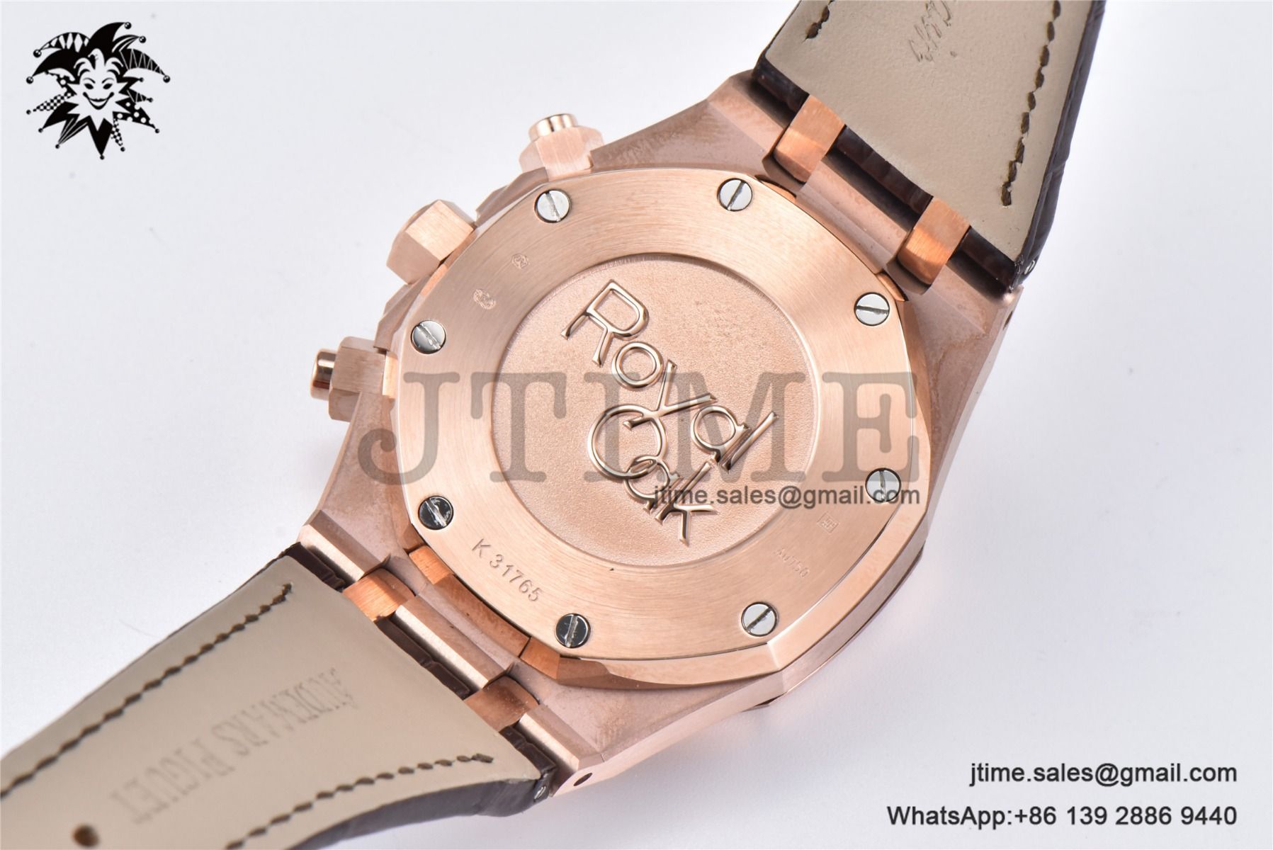 Royal Oak Chrono 26331 RG IPF 1:1 Best Edition Brown/RG Dial on Brown Leather Strap A7750 - Image 22