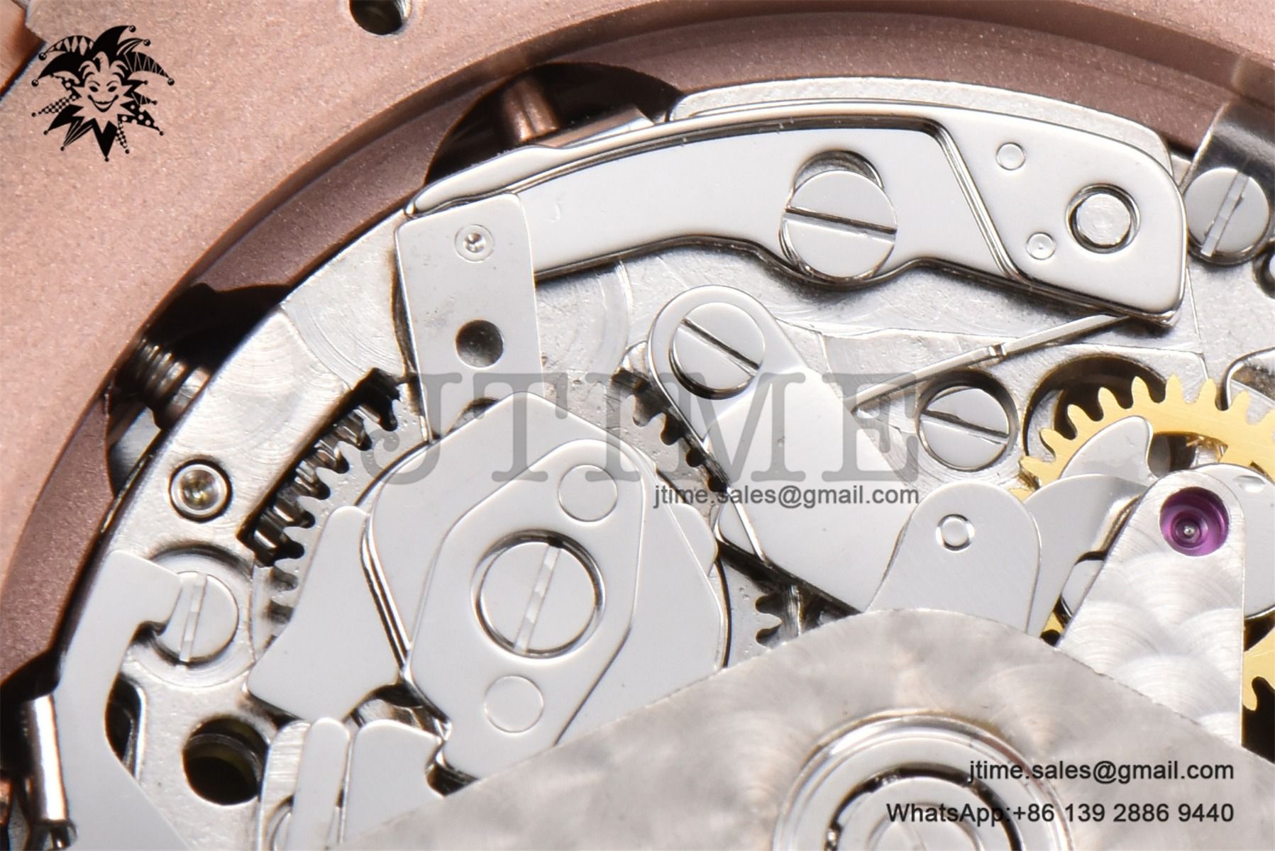 Royal Oak Chrono 26331 RG IPF 1:1 Best Edition Blue/RG Dial on Blue Leather Strap A7750 - Image 4