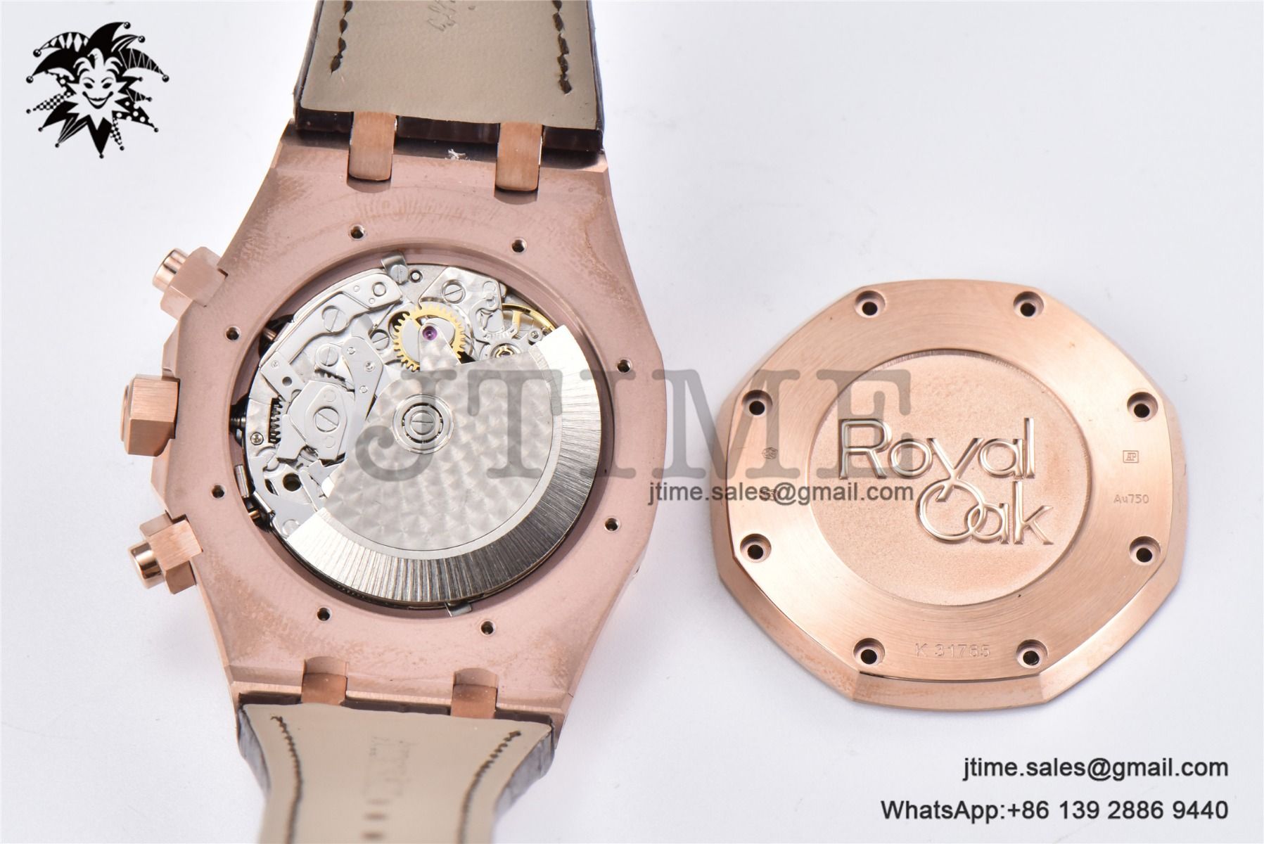 Royal Oak Chrono 26331 RG IPF 1:1 Best Edition Brown/RG Dial on Brown Leather Strap A7750 - Image 28