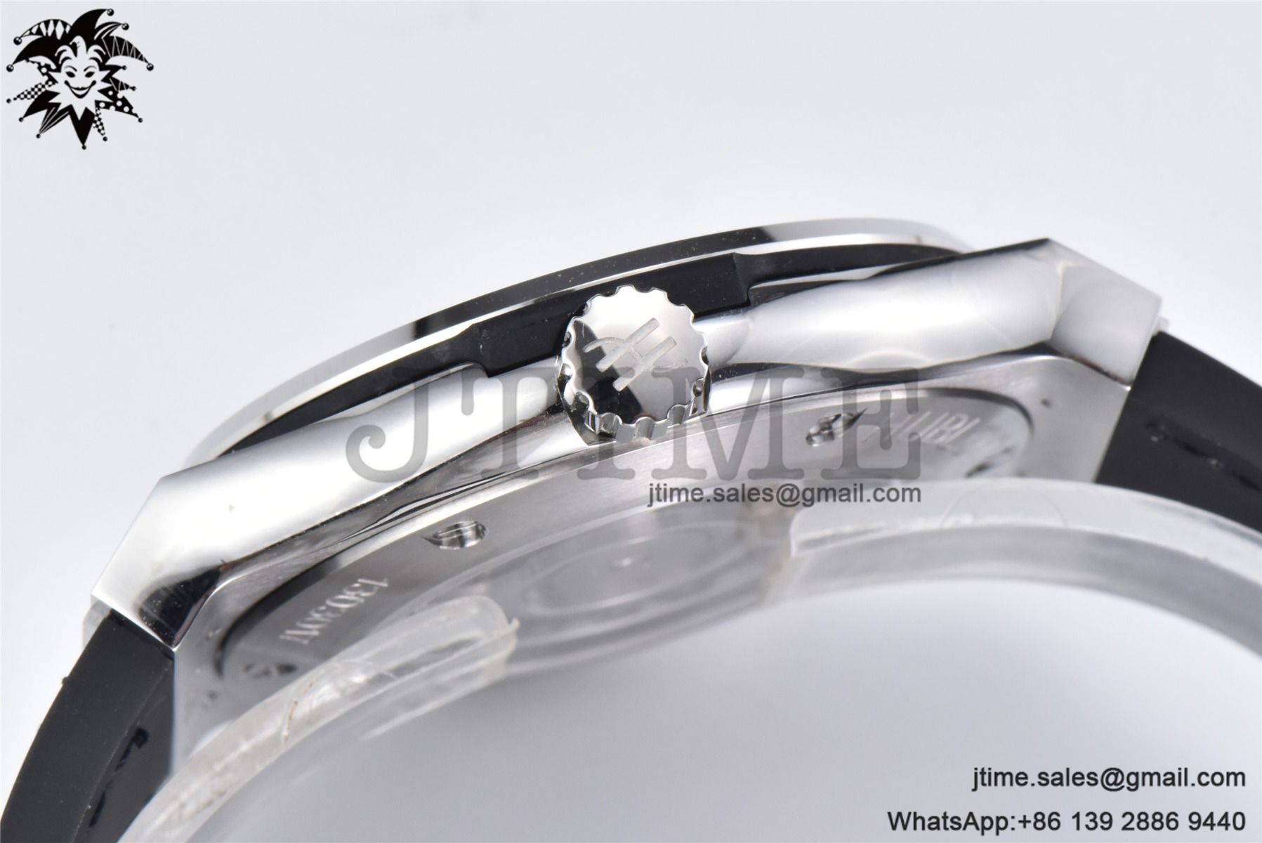 Classic Fusion 42mm SS JJ+F 1:1 Best Edition Gray Dial on Black Leather Strap A1110 - Image 11