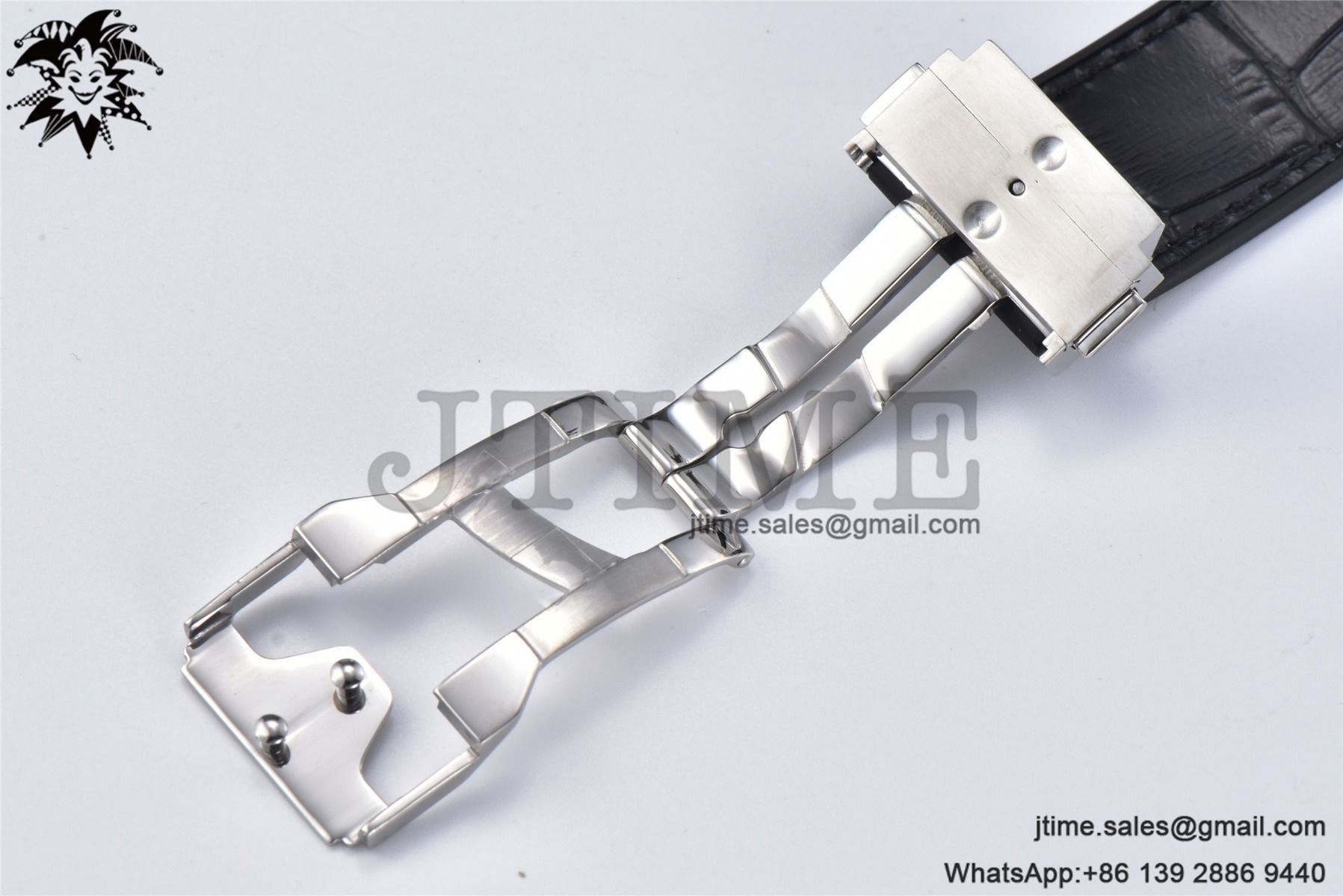 Classic Fusion 42mm SS JJ+F 1:1 Best Edition Gray Dial on Black Leather Strap A1110 - Image 13