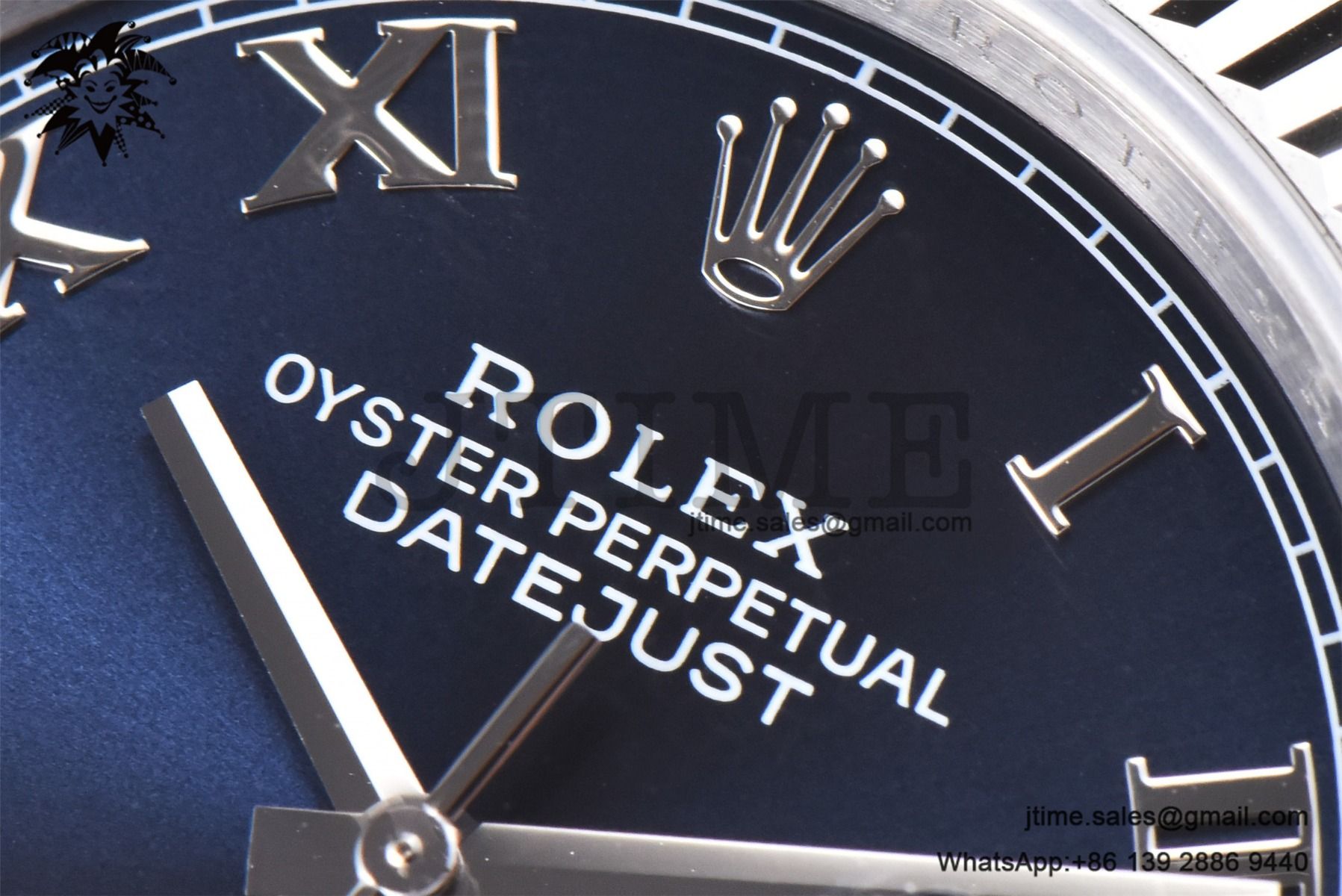 DateJust 41mm 126334 904 SS ARF 1:1 Best Edition Blue Dial Roman Markers on Jubilee Bracelet VR3235 - Image 8