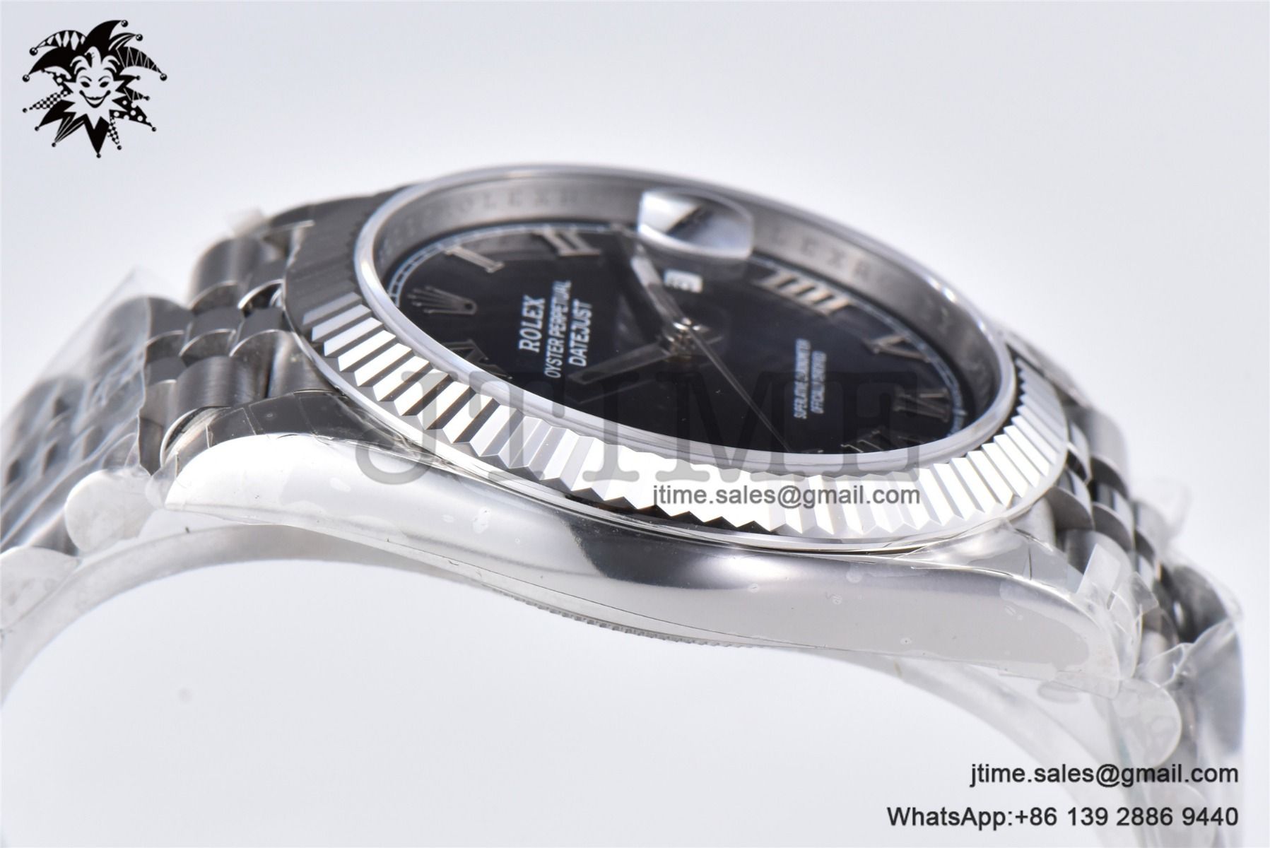 DateJust 41mm 126334 904 SS ARF 1:1 Best Edition Blue Dial Roman Markers on Jubilee Bracelet VR3235 - Image 7
