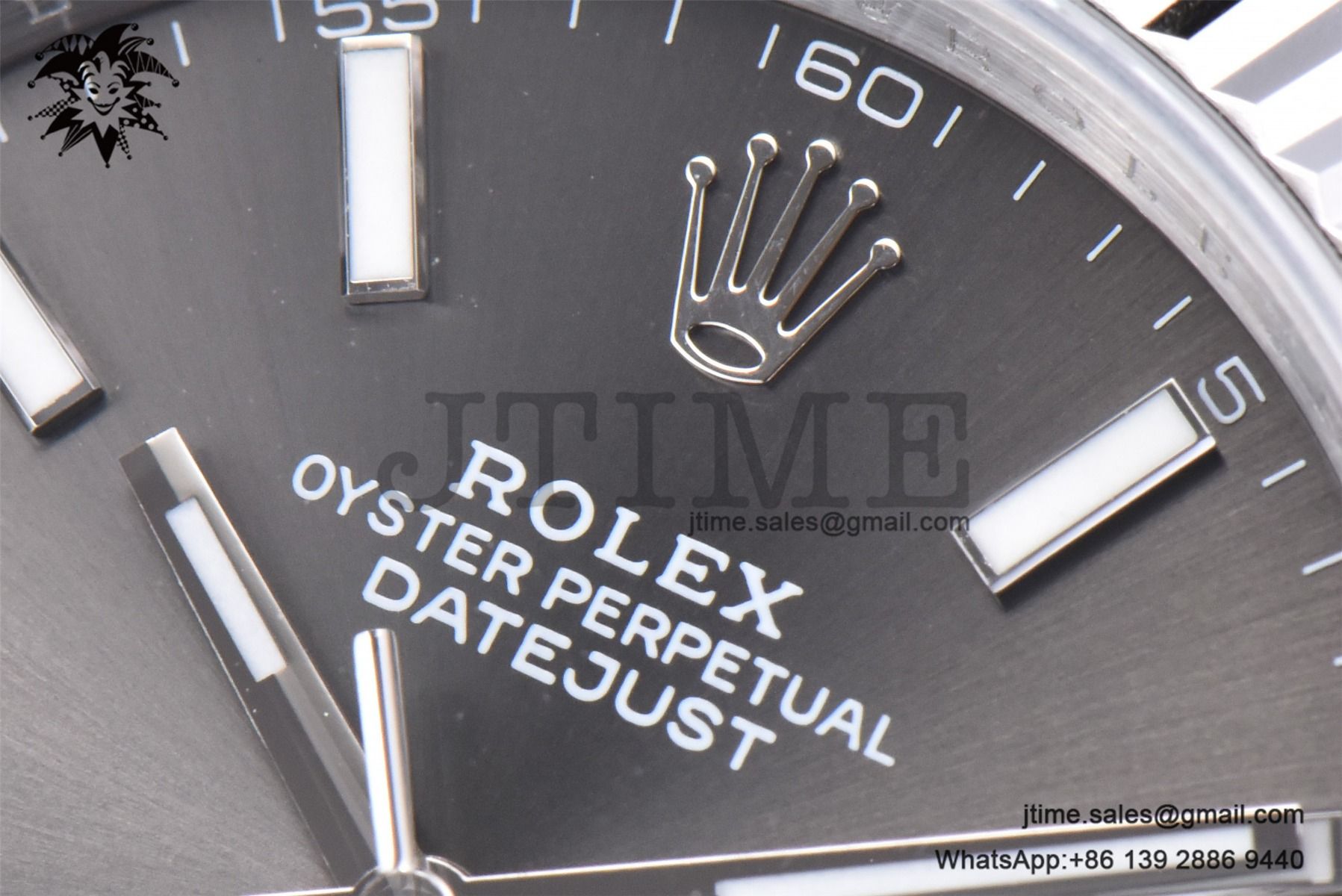 DateJust 41mm 126334 904 SS ARF 1:1 Best Edition Gray Dial Sticks Markers on Jubilee Bracelet VR3235 - Image 9
