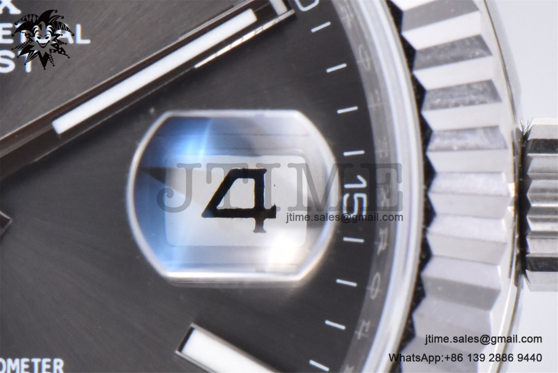DateJust 41mm 126334 904 SS ARF 1:1 Best Edition Gray Dial Sticks Markers on Jubilee Bracelet VR3235 - Image 10