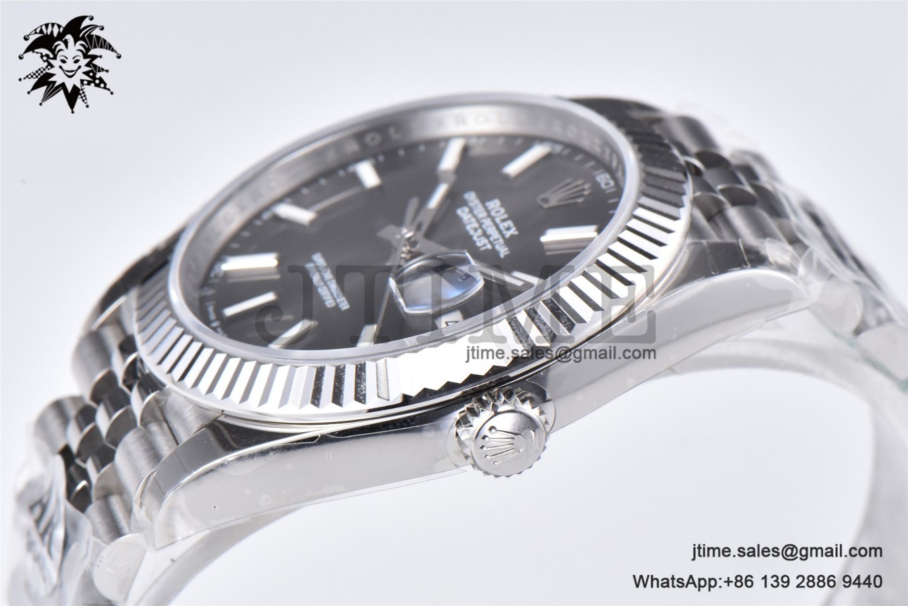 DateJust 41mm 126334 904 SS ARF 1:1 Best Edition Gray Dial Sticks Markers on Jubilee Bracelet VR3235 - Image 7