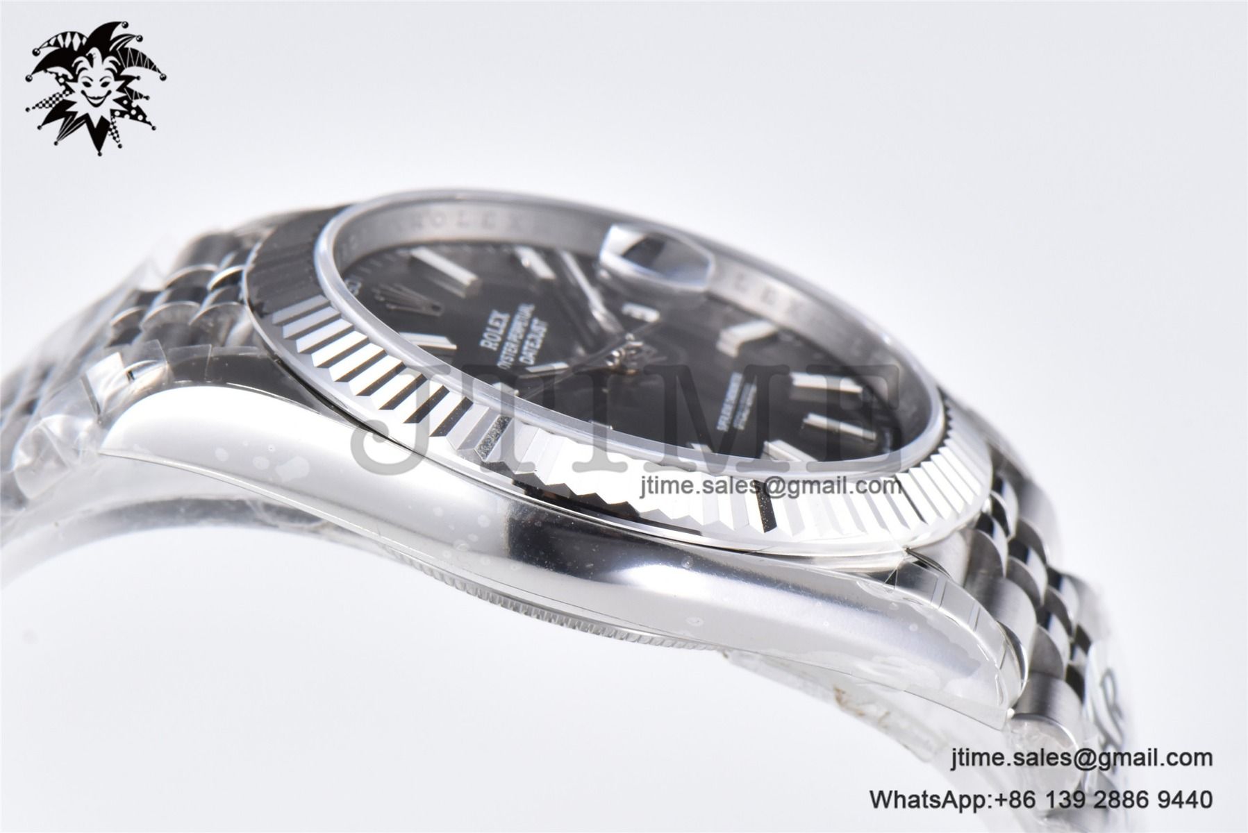 DateJust 41mm 126334 904 SS ARF 1:1 Best Edition Gray Dial Sticks Markers on Jubilee Bracelet VR3235 - Image 8