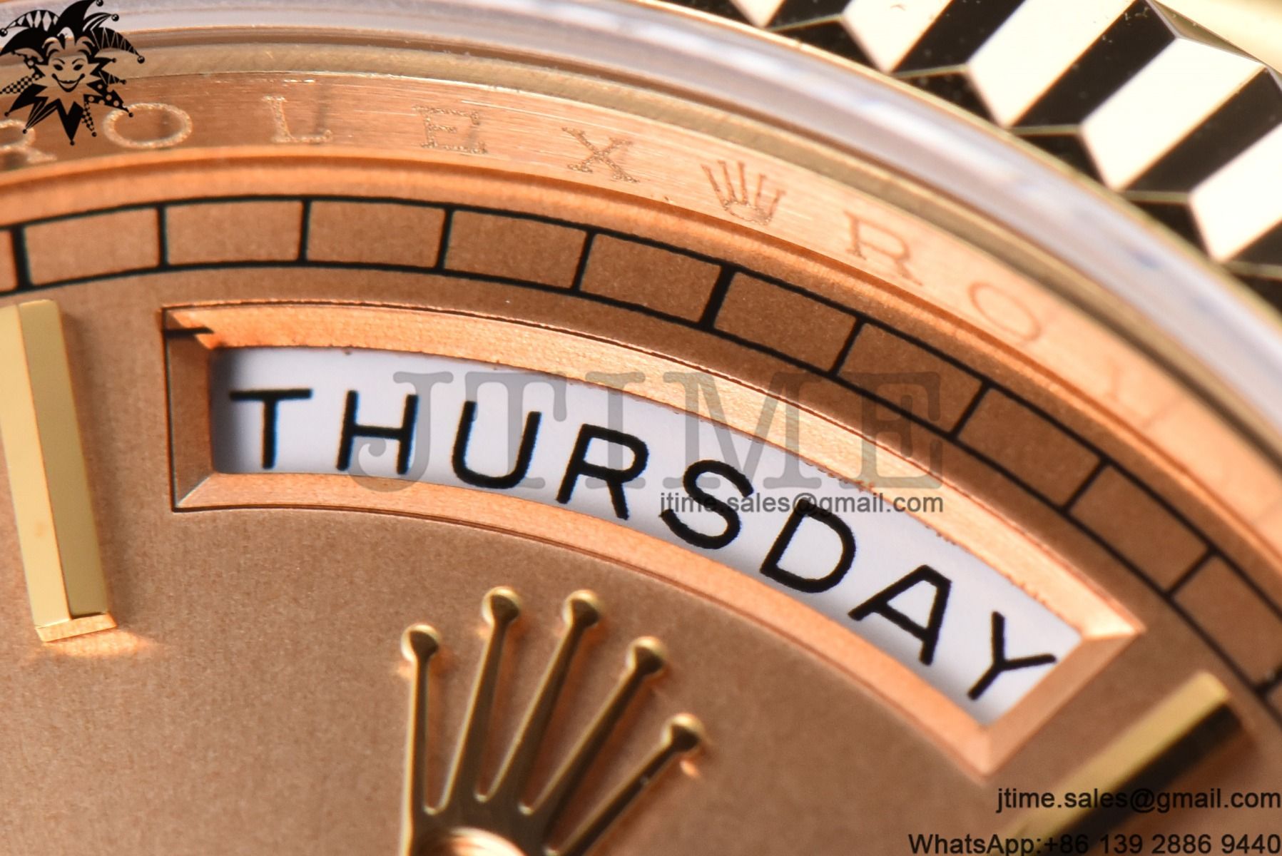 Day Date 36 YG 904L Steel Fluted Bezel GMF 1:1 Best Edition YG Stick Dial on YG Bracelet A2836 - Image 12