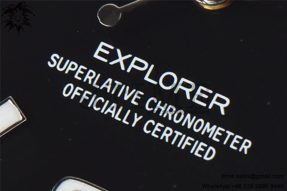 Explorer I 214270 39mm BPF 904L SS Best Edition Black Dial on 904L SS Bracelet A2824 - Image 10