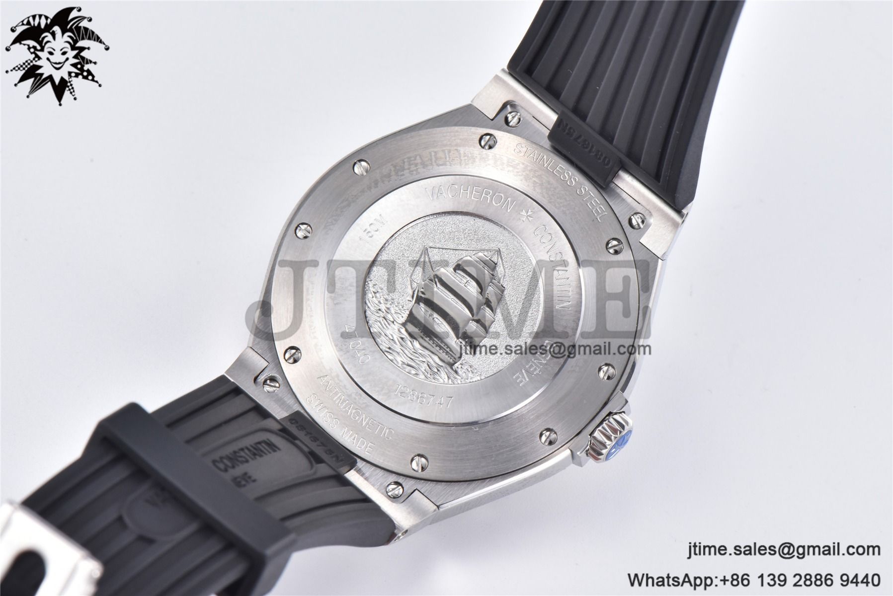 Overseas 47040 SS PPF 1:1 Best Edition Gray Dial on Black Rubber Strap A1226 - Image 22