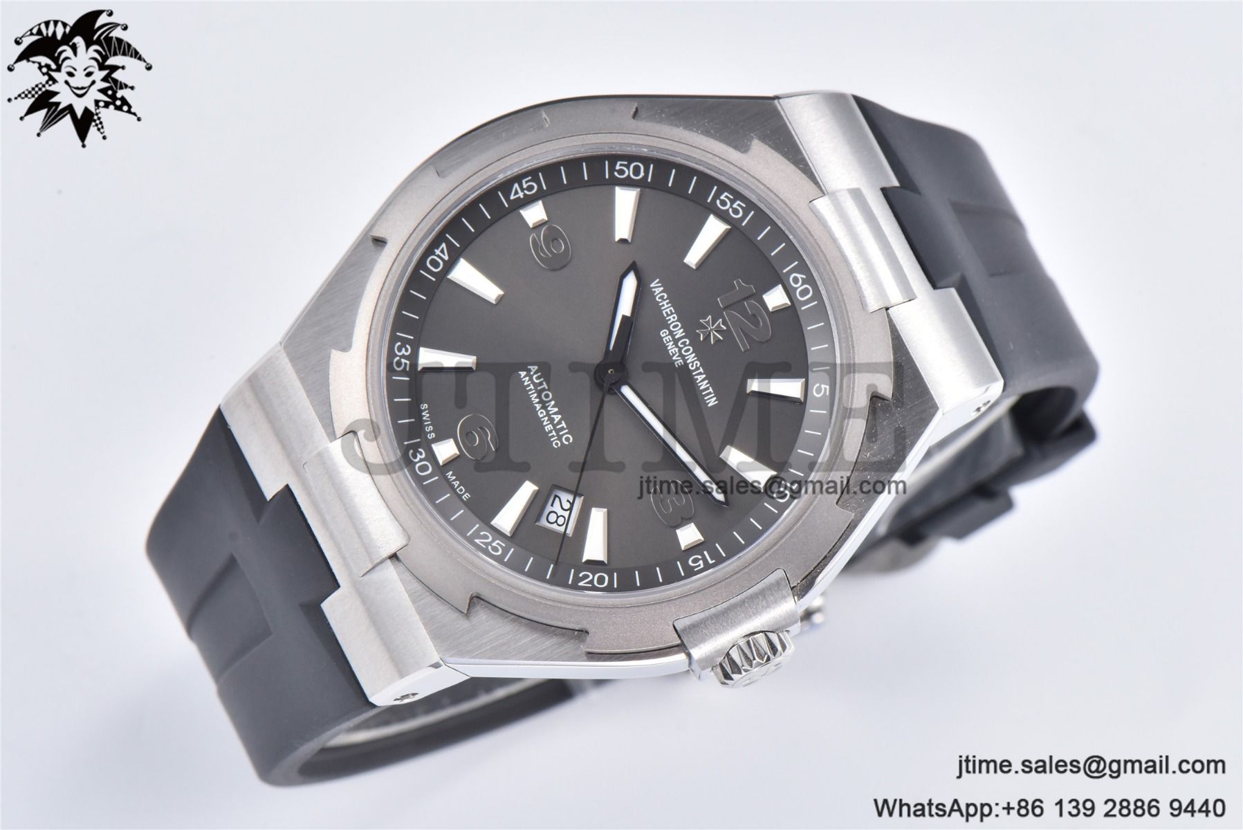 Overseas 47040 SS PPF 1:1 Best Edition Gray Dial on Black Rubber Strap A1226 - Image 5