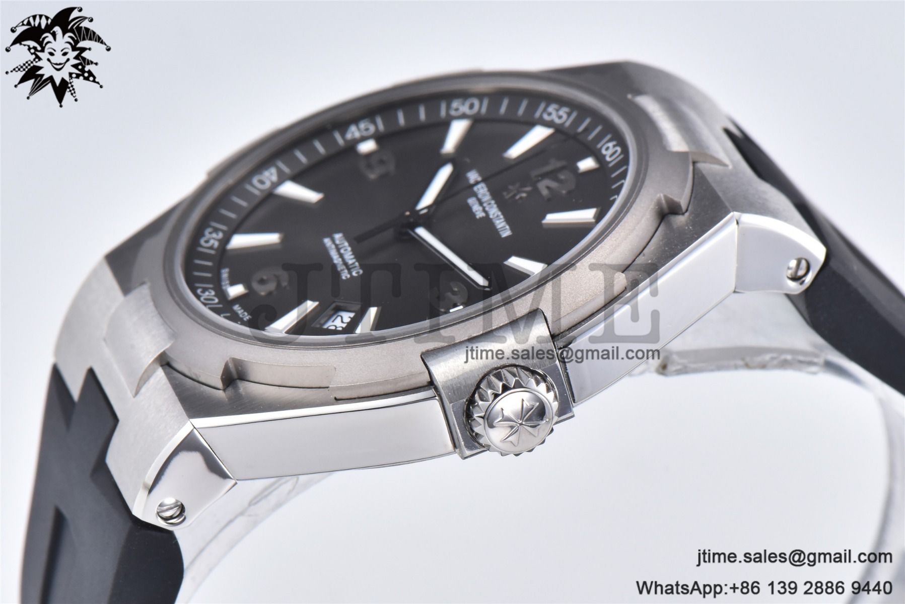 Overseas 47040 SS PPF 1:1 Best Edition Gray Dial on Black Rubber Strap A1226 - Image 7