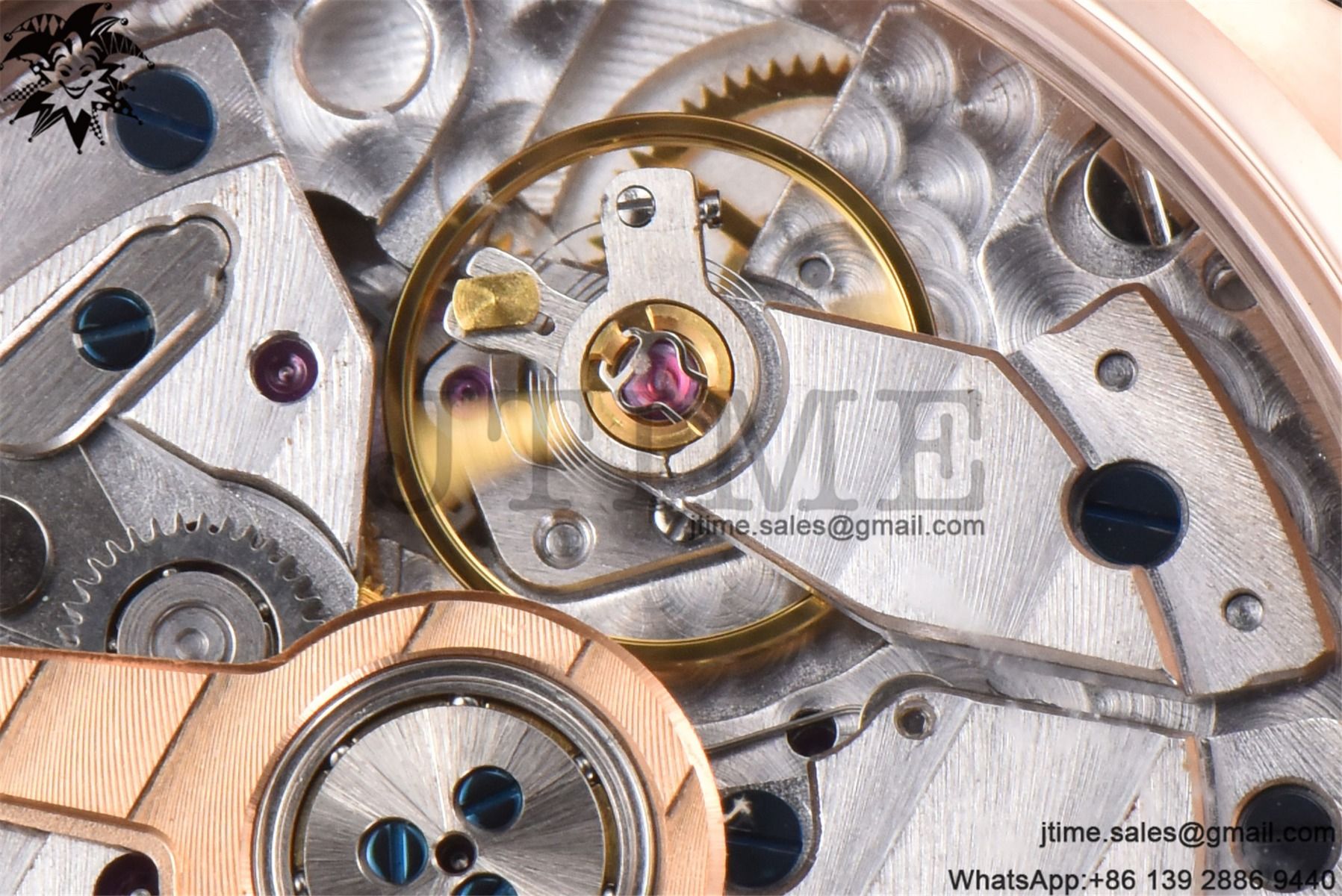 Rendez-Vous Night & Day RG APSF 1:1 Best Edition White Textured Dial Diamonds Bezel on Brown Leather Strap A898 - Image 11