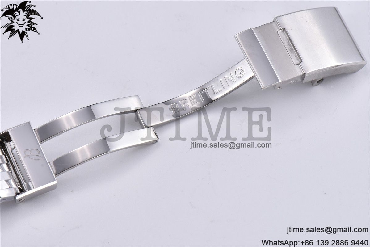 Navitimer 1 SS 41mm TF 1:1 Best Edition RG Bezel Gray Dial on SS Bracelet A2824 - Image 11