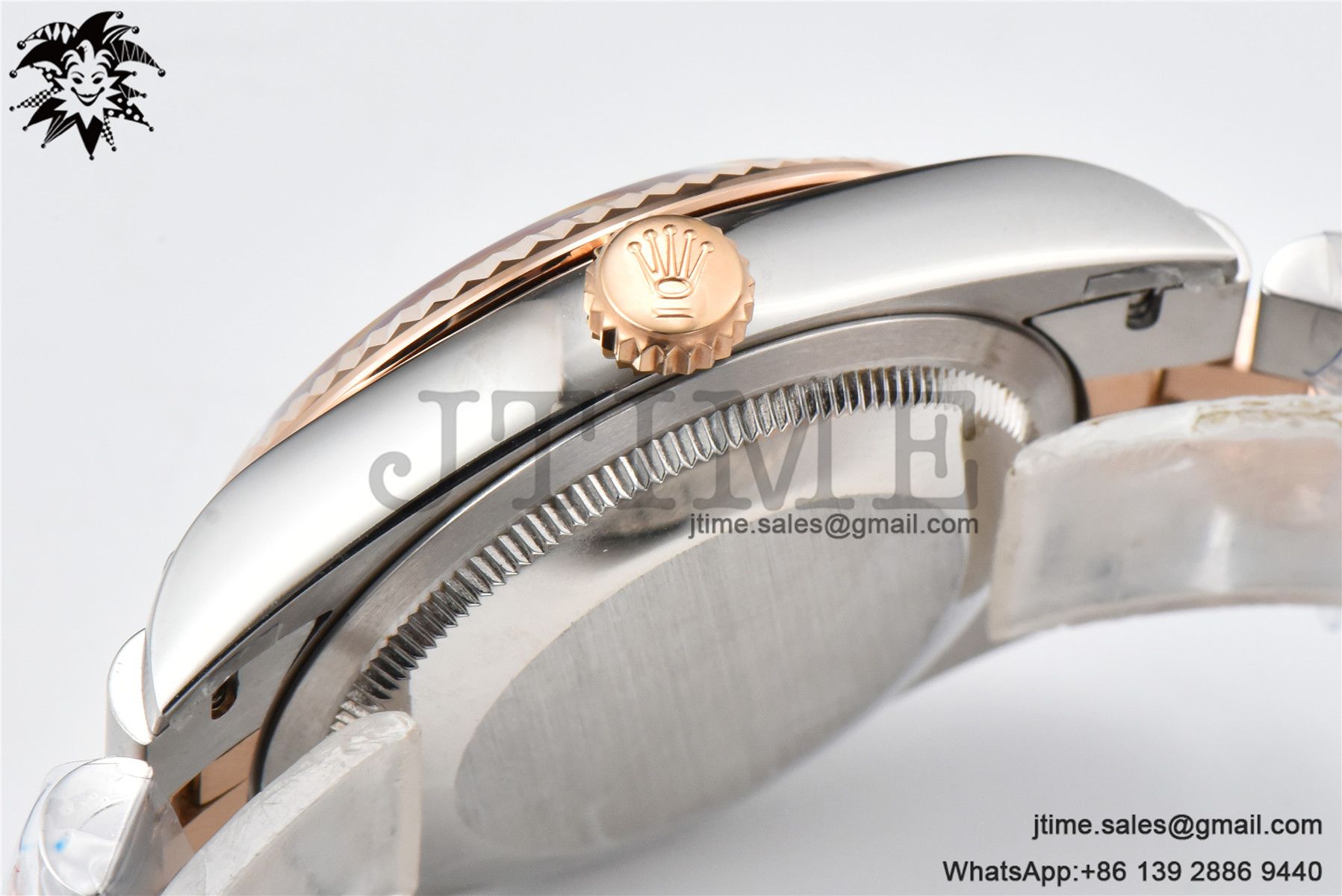 DateJust 36 SS/RG 126203 BPF 1:1 Best Edition Silver Plam Dial on Jubilee Bracelet A2824 - Image 10