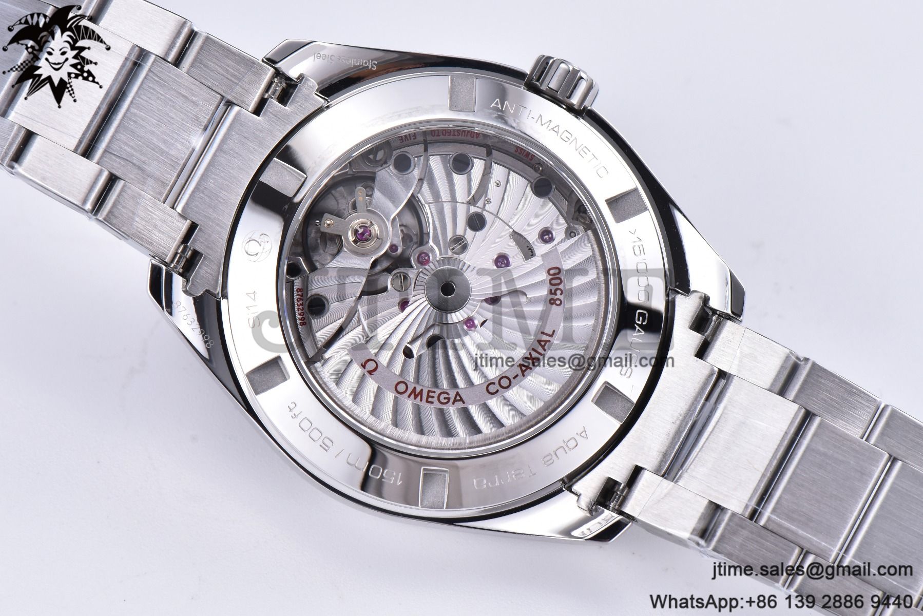 Aqua Terra 150M SS VSF 1:1 Best Edition White Textured Dial Silver Markers on SS Bracelet A8500 Super Clone - Image 13