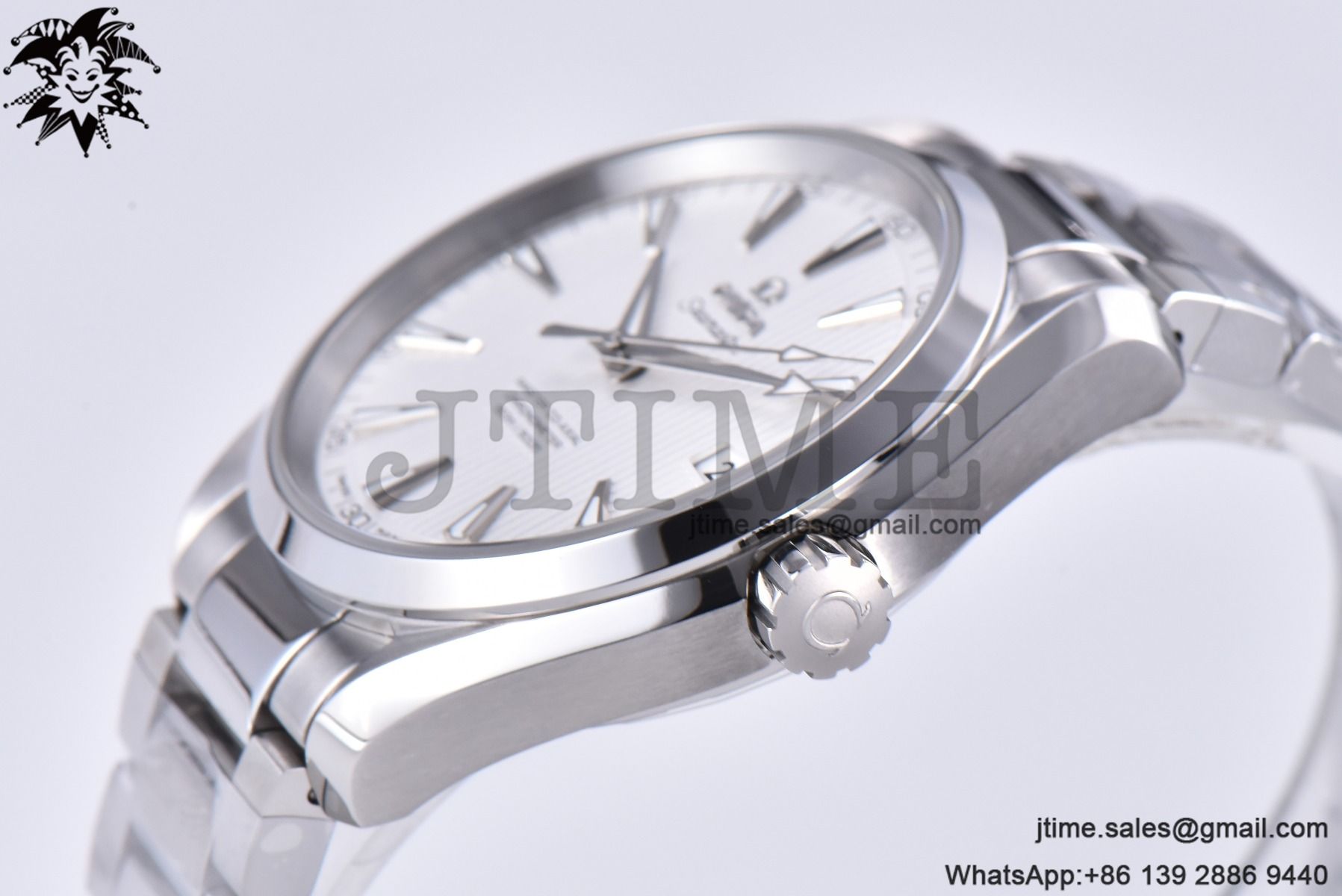Aqua Terra 150M SS VSF 1:1 Best Edition White Textured Dial Silver Markers on SS Bracelet A8500 Super Clone - Image 6