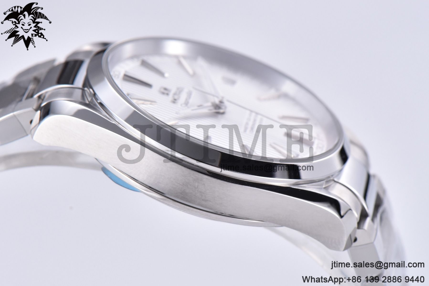 Aqua Terra 150M SS VSF 1:1 Best Edition White Textured Dial Silver Markers on SS Bracelet A8500 Super Clone - Image 7