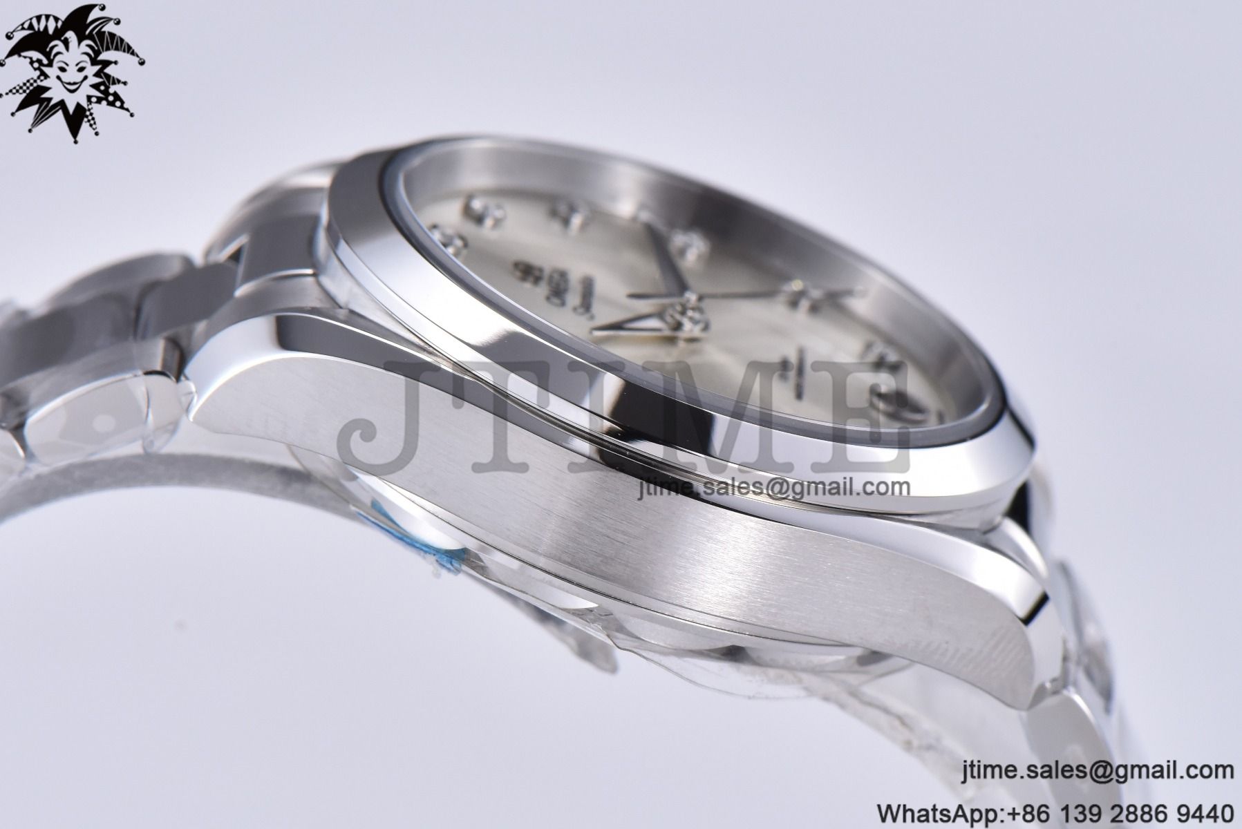 Aqua Terra 34mm Ladies SS VSF 1:1 Best Edition Silver Dial Diamonds Markers on SS Bracelet A8800 - Image 8