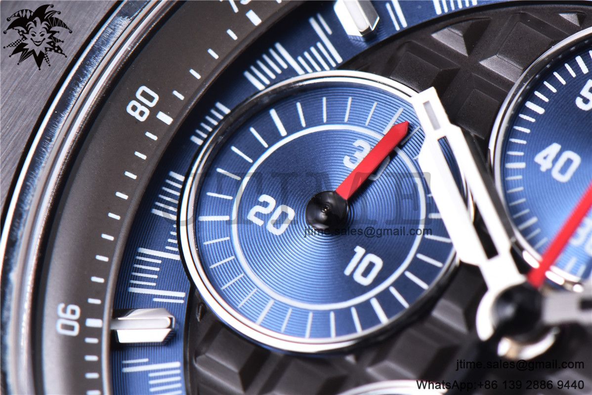 Royal Oak Offshore 44mm SS Michael Schumacher Blue Dial 1:1 JF Best Edition A3126 V2 w/ Cyclops - Image 5