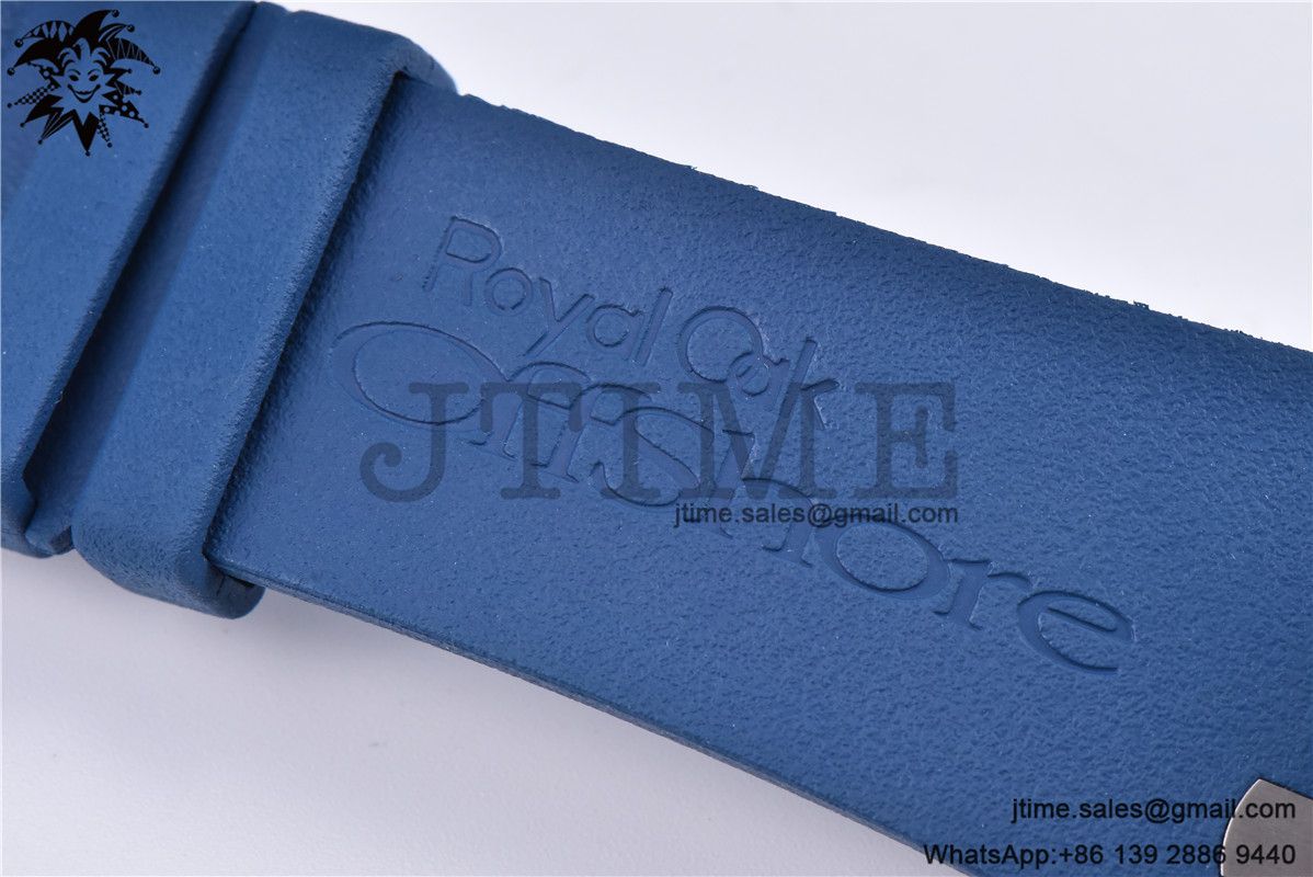 Royal Oak Offshore 44mm SS Michael Schumacher Blue Dial 1:1 JF Best Edition A3126 V2 w/ Cyclops - Image 14