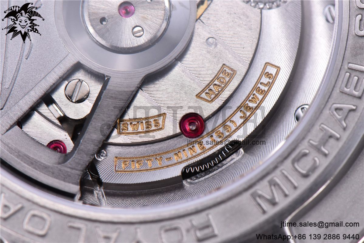 Royal Oak Offshore 44mm SS Michael Schumacher Blue Dial 1:1 JF Best Edition A3126 V2 w/ Cyclops - Image 18