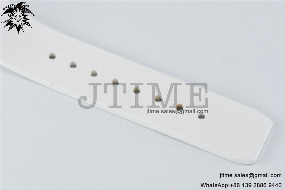 Submariner Phantomlab Transparent KZF Best Edition Green Dial on White Rubber Strap VR3135 - Image 14