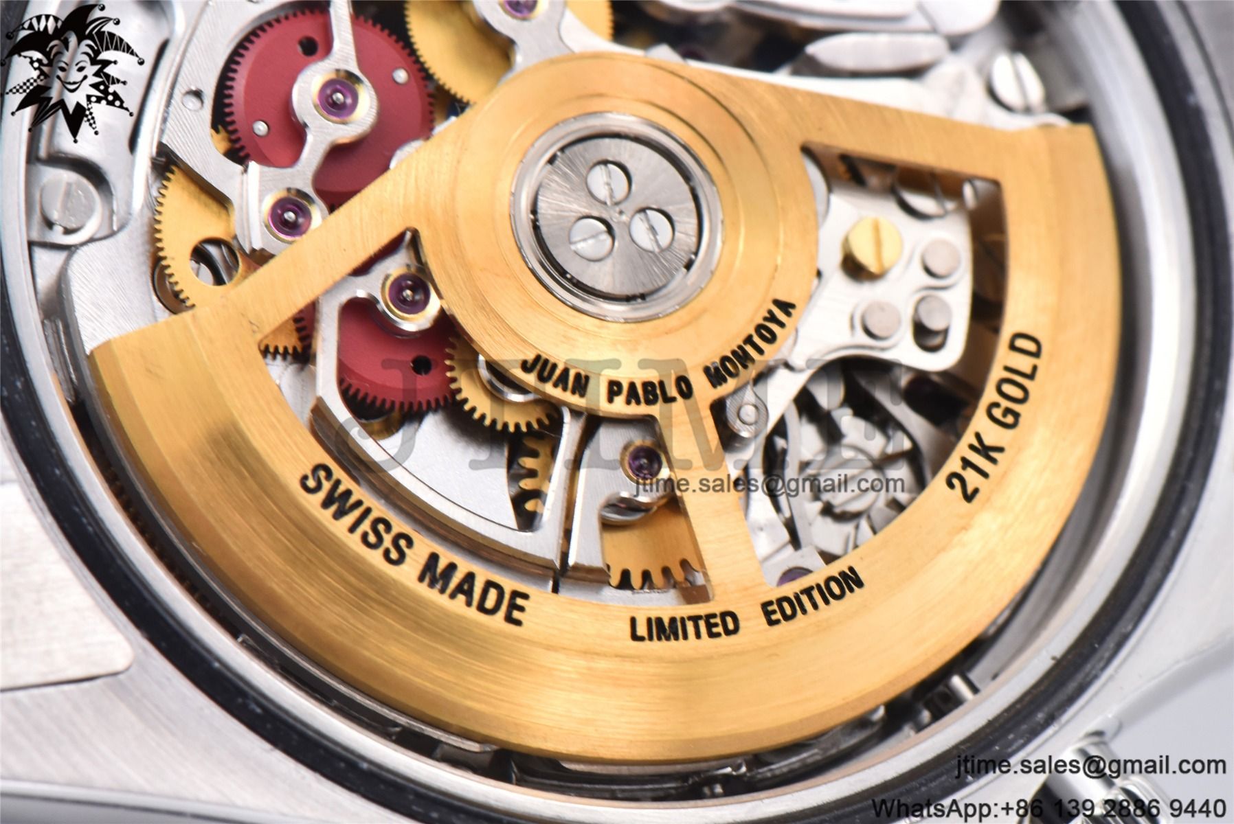 Daytona Montoya Custom Made 1:1 Best Edition Carbon Fiber Bezel Colorful Skeleton Dial on SS Oyster Bracelet SA4130 - Image 22