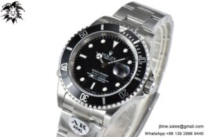 Submariner 16610 LN Black 904L Steel ARF1:1 Best Edition on SS Bracelet SH3135