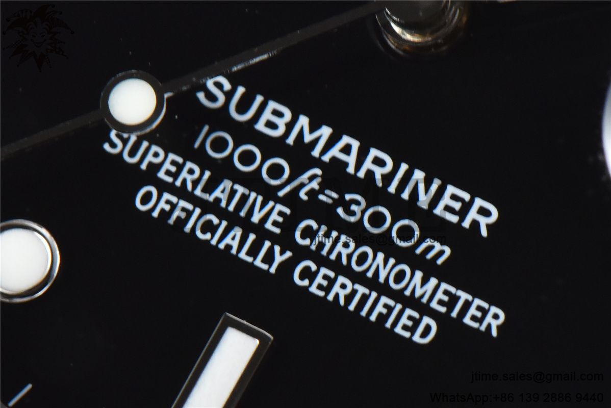 Submariner 16610 LN Black 904L Steel ARF1:1 Best Edition on SS Bracelet SH3135 - Image 10