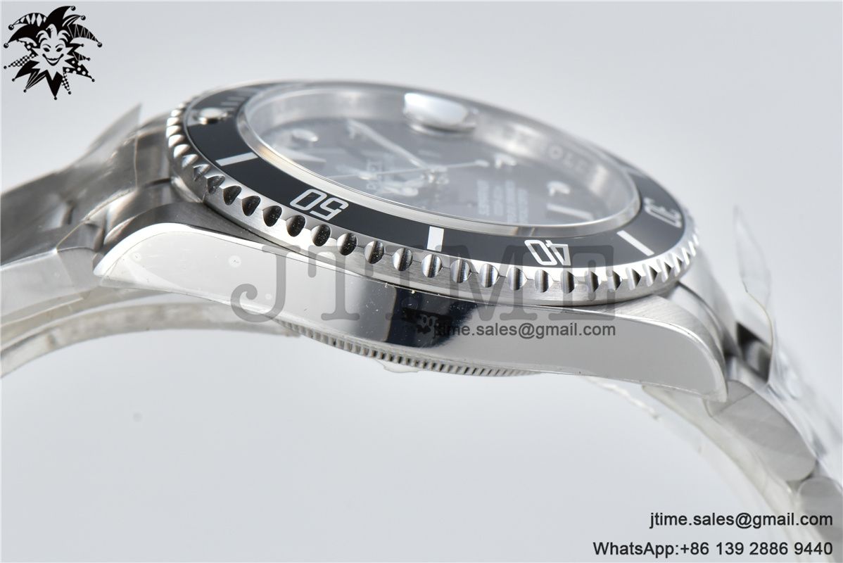 Submariner 16610 LN Black 904L Steel ARF1:1 Best Edition on SS Bracelet SH3135 - Image 8