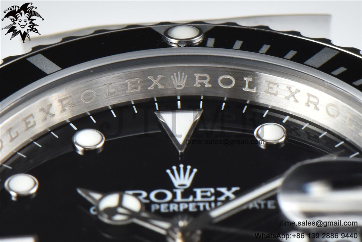Submariner 16610 LN Black 904L Steel ARF1:1 Best Edition on SS Bracelet SH3135 - Image 12