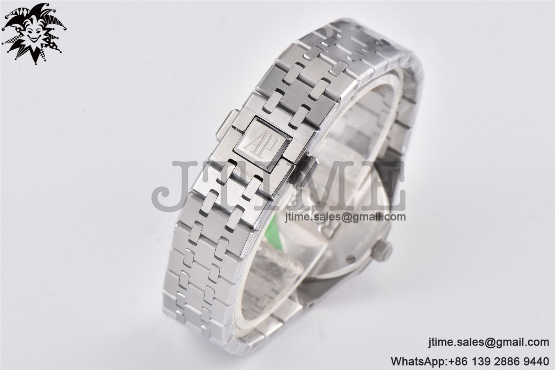 Lady Royal Oak 33mm SS 8F 1:1 Best Edition White Dial Diamonds Bezel on SS Bracelet Swiss Quartz - Image 11